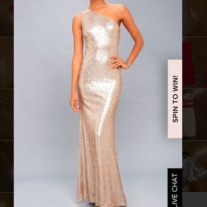 Stunning Rose Gold Sequin Dress